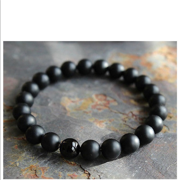 Jewelry - 🎉Brooke buy this only🎉Black Onyx Yoga EnergyBracelet